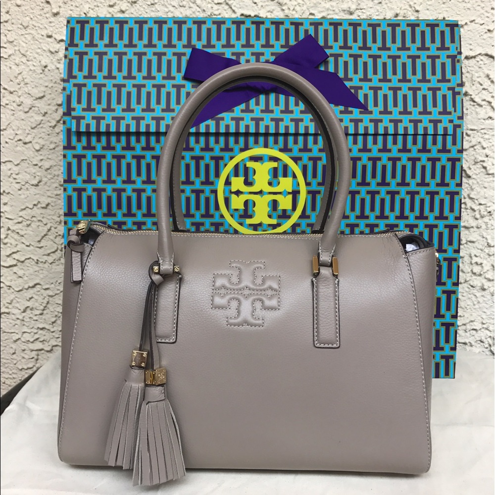 Tory Burch Thea zip Satchel Britten Fleming